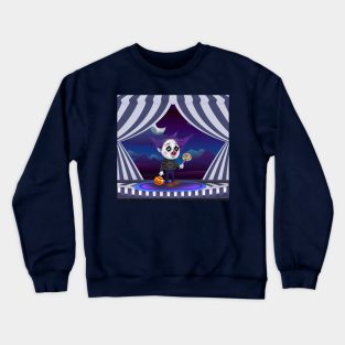 Purple hair clown Crewneck Sweatshirt